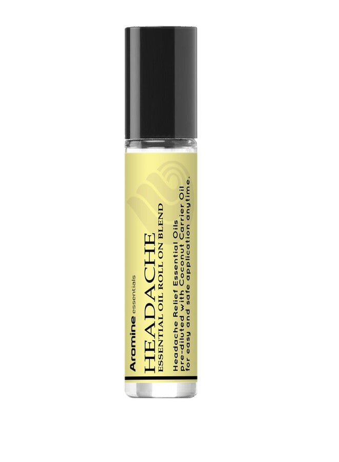 Aromine Headache Relief Essential Oil Roll On, Pre-Diluted 10ml (Pack of 2) - Image 2